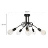 Lampa 5-płomienna Edison serii 14 Lampa 5-płomienna Edison serii 14