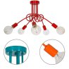 Kolorowa lampa wisząca sufitowa Edison  Kolorowa lampa wisząca sufitowa Edison
