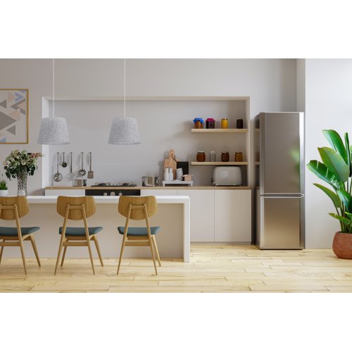 Lampa sufitowa wisząca LEN, klasyczny szary abażur w szarym kolorze, naturalny, nad stół, łóżko