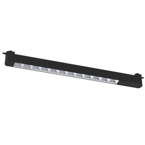 Oprawa świetlna track LED na szynoprzewód, czarna lampa szynowa CYBER 28W do salonu i biura