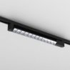 Oprawa świetlna track LED na szynoprzewód, czarna lampa szynowa CYBER 28W do salonu i biura