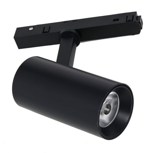 Lampa magnetyczna do szynoprzewodu MAGNETIC, czarny reflektor liniowy, 10W, barwa neutralna