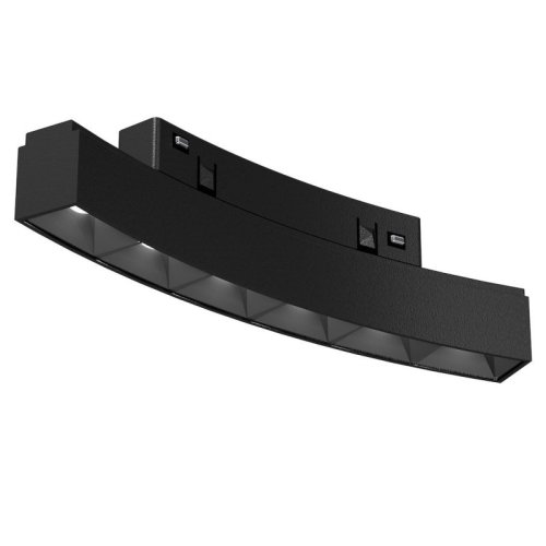 Lampa szynowa ROUND MAGNETIC, czarny reflektor do szyny magnetycznej, 6W, neutralny, do śr. 900mm