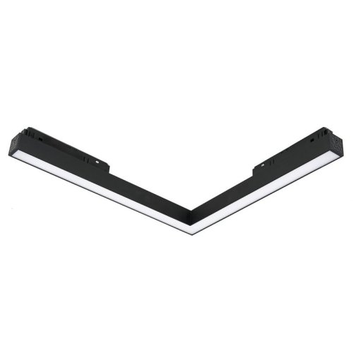 Reflektorek magnetyczny LED do systemu szynowego MAGNETIC, kolor czarny, 24W, ciepły