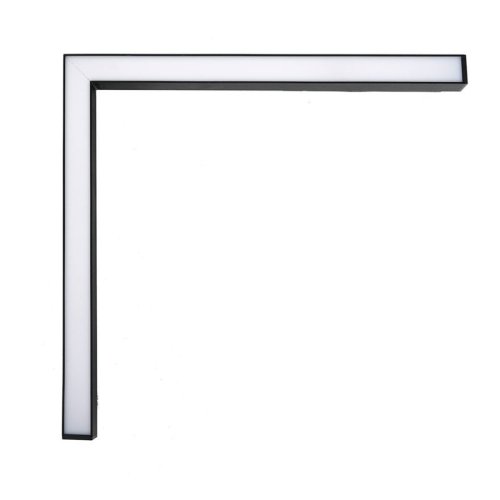 Reflektorek magnetyczny LED do systemu szynowego MAGNETIC, kolor czarny, 24W, ciepły