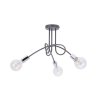 Lampa sufitowa retro w wyjątkowym kolorze grafit z brokatem Lampa sufitowa retro w wyjątkowym kolorze grafit z brokatem