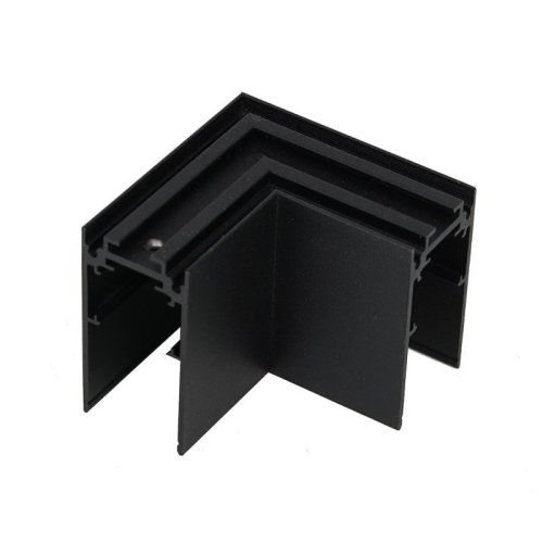 Czarny narożnik natynkowy bok L do szynoprzewodów MAGNETIC