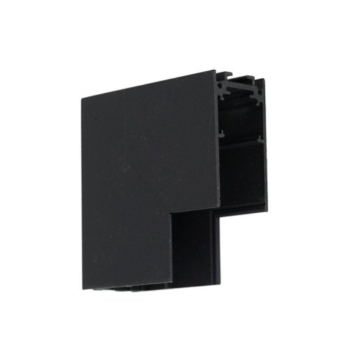Czarny narożnik natynkowy dół L do szynoprzewodów MAGNETIC
