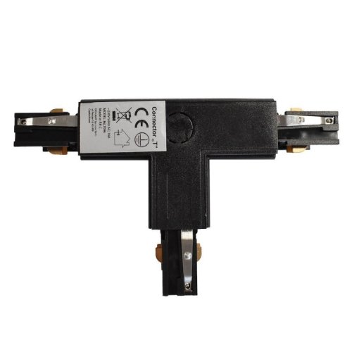 Łącznik T trójnik do szynoprzewodu, złączka czarna 3 fazowa, górny prawy UR