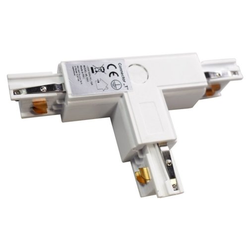 Łącznik T trójnik do lampy szynowej track, biały, 3 fazowy, dolny prawy DR