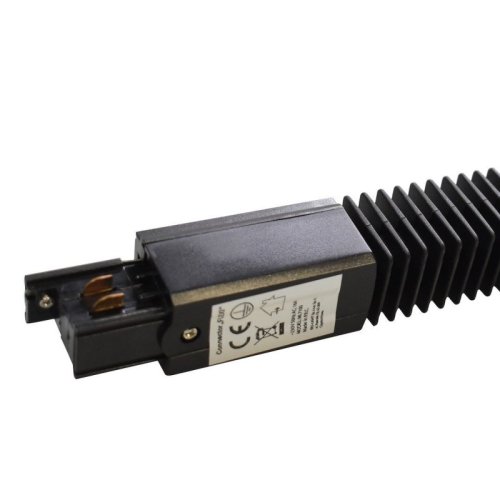 Łącznik FLEX ruchomy gięty do lampy szynowej, złączka, kolor czarny, 3 fazowa