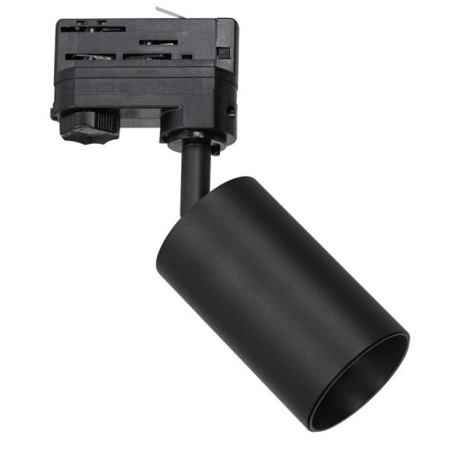 Oprawa do szynoprzewodu PIPE track, lampa szynowa typu spot, czarna, GU10, 3 fazowa