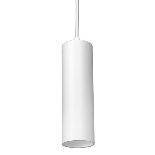Lampa szynowa wisząca tuba PIPE track, oprawa do szynoprzewodu, 3 fazowa, biała, GU10