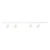 Zestaw lampy sufitowej na szynoprzewód VOLF TRACK, długość 1,5m, kolor biały, 4xGU10