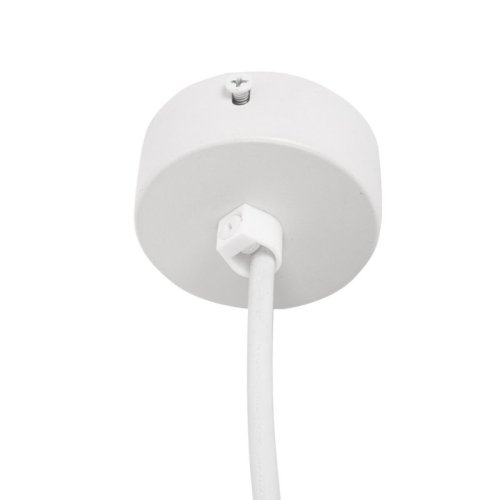 Zawiesie zasilające, prowadnica do lampy szynowej wiszącej, biała, 1 fazowa