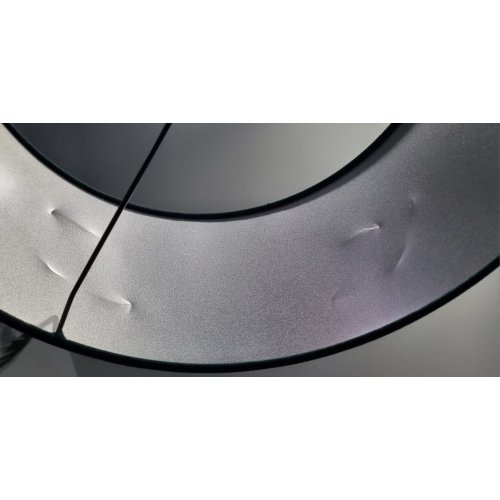 OUTLET -50% Lampa sufitowa, srebrne wypełnienie, MEDIOLAN, szmaragdowa, regulowana, E27, czarna konstrukcja