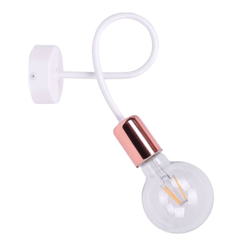 Kinkiet Industrialny Miedź Lampa na Ścianę