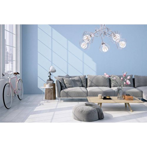 Lampa Sufitowa Nowoczesna Chromowana