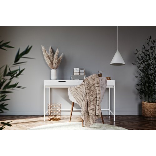 Lampa wisząca żyrandol biały SOHO, pojedyncza, styl nowoczesny, duży stożek do kuchni, salonu