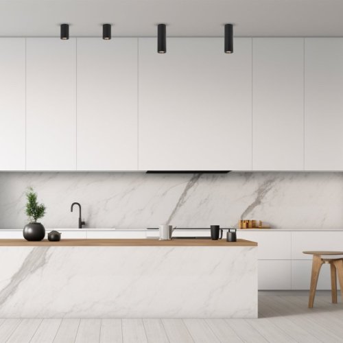 Spot sufitowy lampa sufitowa GENESIS, czarny reflektor GU10 do kuchni, salonu, przedpokoju, biura