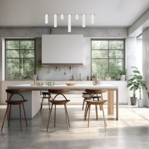 Spot sufitowy lampa sufitowa GENESIS, biała oprawa w stylu nowoczesnym, gwint GU10, wysokość 40cm