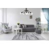 Piękny nowoczesny salon z czarną lampą Edison  Piękny nowoczesny salon z czarną lampą Edison