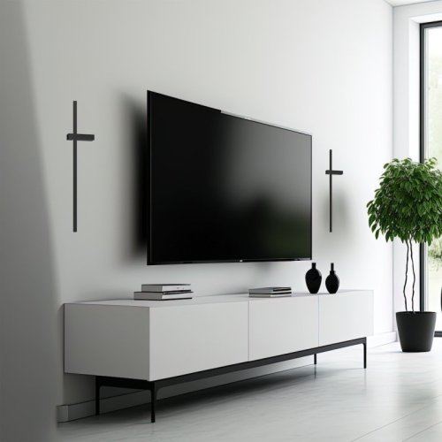 Kinkiet ścienny LED lampa ścienna VISION, wbudowany włącznik, barwa ciepła, do salonu i sypialni