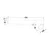 Lampa kinkiet MAGNET LED 5W + GU10, czarny, do salonu i kuchni, prawy