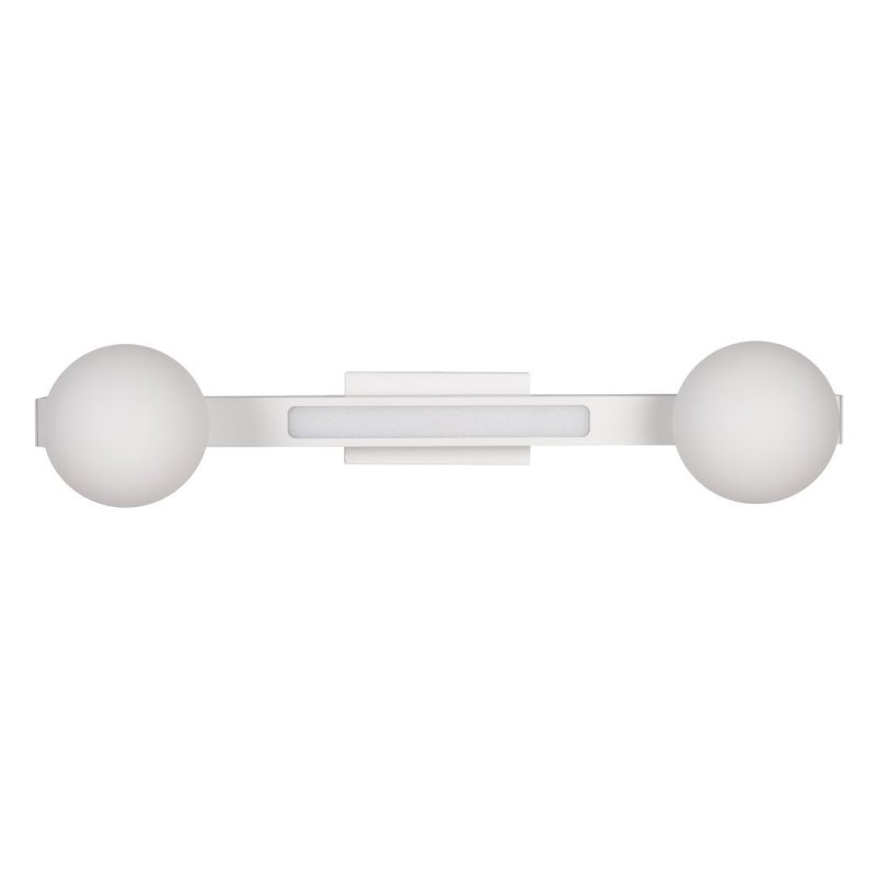 Lampa sufitowa MAGNET, biała konstrukcja, LED 13W + G9, do łazienki, sypialni