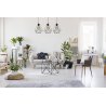 Lampa wisząca w stylowym salonie LOFT Lampa wisząca w stylowym salonie LOFT