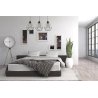 Nowoczesna sypialnia w stylu LOFT z retro lampą sufitową Nowoczesna sypialnia w stylu LOFT z retro lampą sufitową