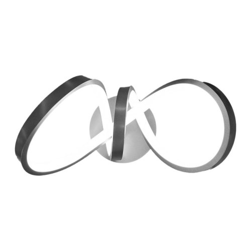 Lampa LED TESORO, kinkiet ścienny sufitowy w wykończeniu chrom, do salonu, kuchni