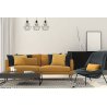 Nowoczesny salon z 3-punktową lampą wiszącą LOFT Nowoczesny salon z 3-punktową lampą wiszącą LOFT
