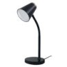 Lampka stołowa biurkowa LED CHICO, kolor czarny, do sypialni, na szafkę i biurko