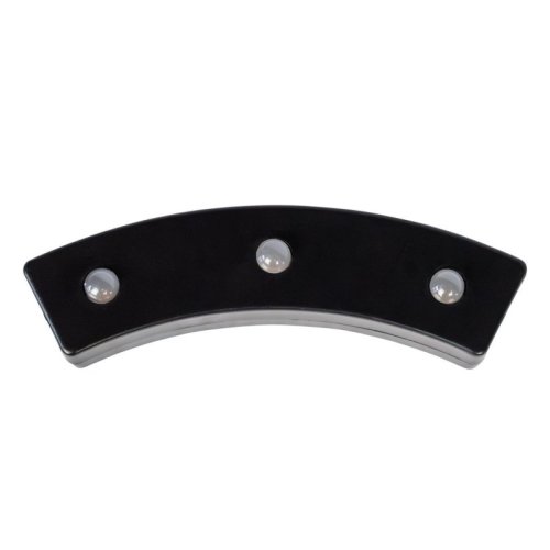 Lampki solarne ogrodowe POT, kolor czarny, dekoracyjne, ciepła barwa światła