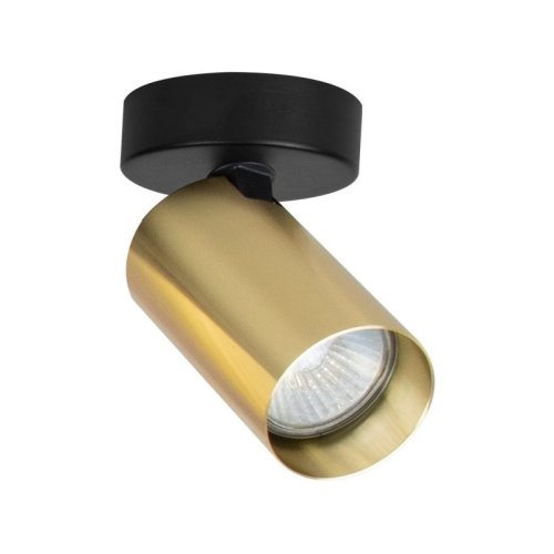 Lampa spot GU10 HERO w kolorze złotym, pojedynczy reflektor do łazienki, salonu, przedpokoju