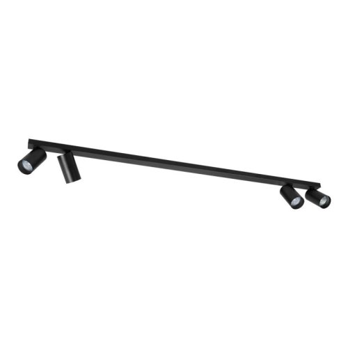 Czarna lampa spot oprawa do salonu i kuchni HERO, gwint GU10, styl loftowy