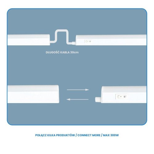 Listwa LED lampka podszawkowa modułowa VITO, 90cm, barwa neutralna