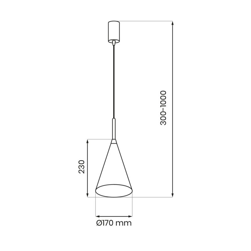 Lampa wisząca sufitowa żyrandol CAPITAL, biały stożek do kuchni, jadalni