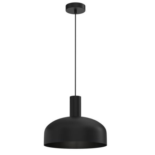 Lampa wisząca sufitowa VISBY czarna minimalistyczna lampoa nad stół i wyspę