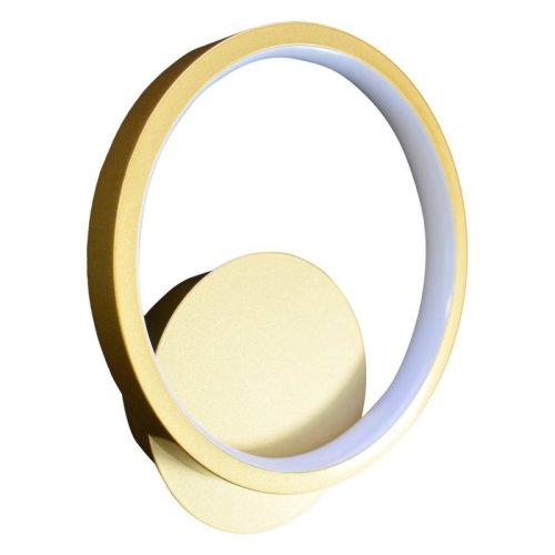 Lampa LED kinkiet HOOP, ścienny, sufitowy, do sypialni, łazienki, kolor złoty