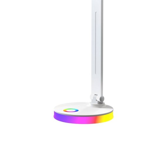 Lampka biurkowa LED BRUNO, dziecięca, młodzieżowa, kolory RGB, biała