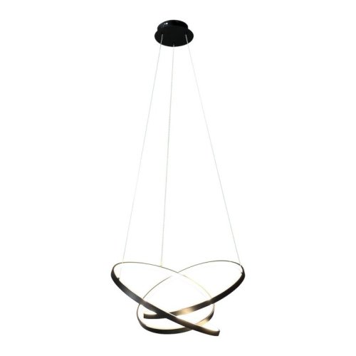 Lampa wisząca sufitowa LED EMPOLI, czarna, 55W, żyrandol do salonu, jadalni, kuchni