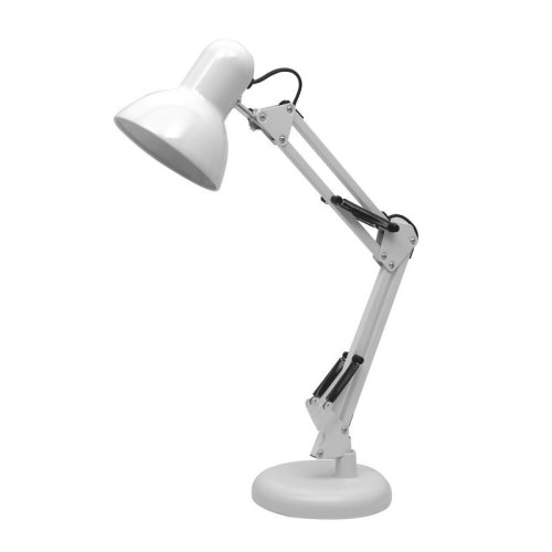 Lampa biurkowa gabinetowa NEXA, kolor biały, regulowana, E27