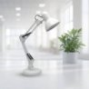 Lampa biurkowa gabinetowa NEXA, kolor biały, regulowana, E27