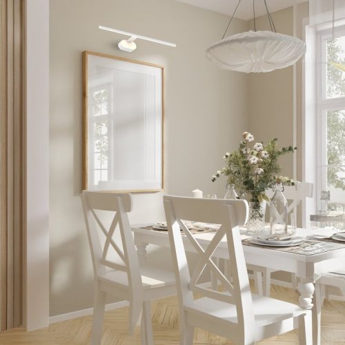 Lampa typu kinkiet ścienny LED PRADO, do łazienki, sypialni, salonu, kolor biały