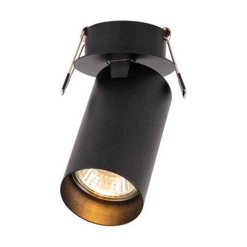 Oprawa podtynkowa typu spot HERO, z czarnymi detalami, w stylu nowoczesnym, GU10
