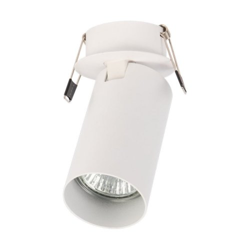 Lampa podtynkowa HERO, reflektor typu spot o białym wykończeniu, gwint GU10