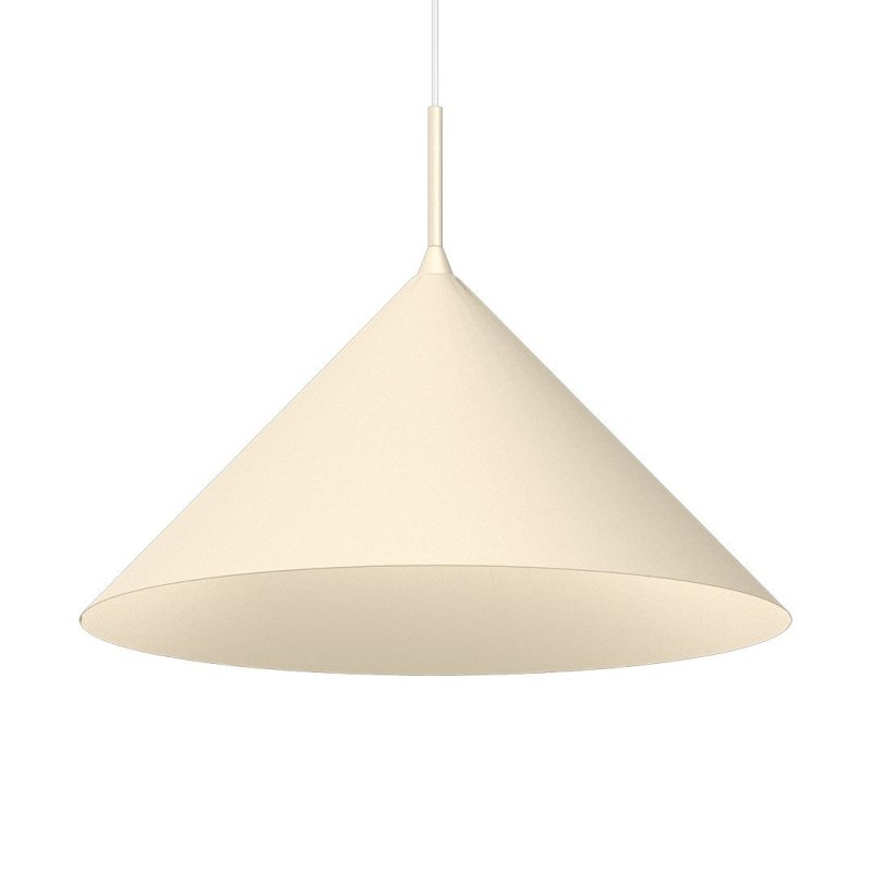 Lampa wisząca sufitowa CAPITAL, kremowy stożek do kuchni, jadalni, salonu
