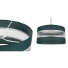 OUTLET -30% Lampa z Abażurem Wisząca Nowoczesna Zielona